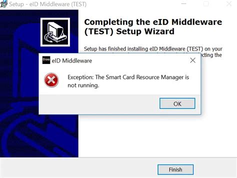 error while initializing smart card manager|Smartcard resource manager is not running .